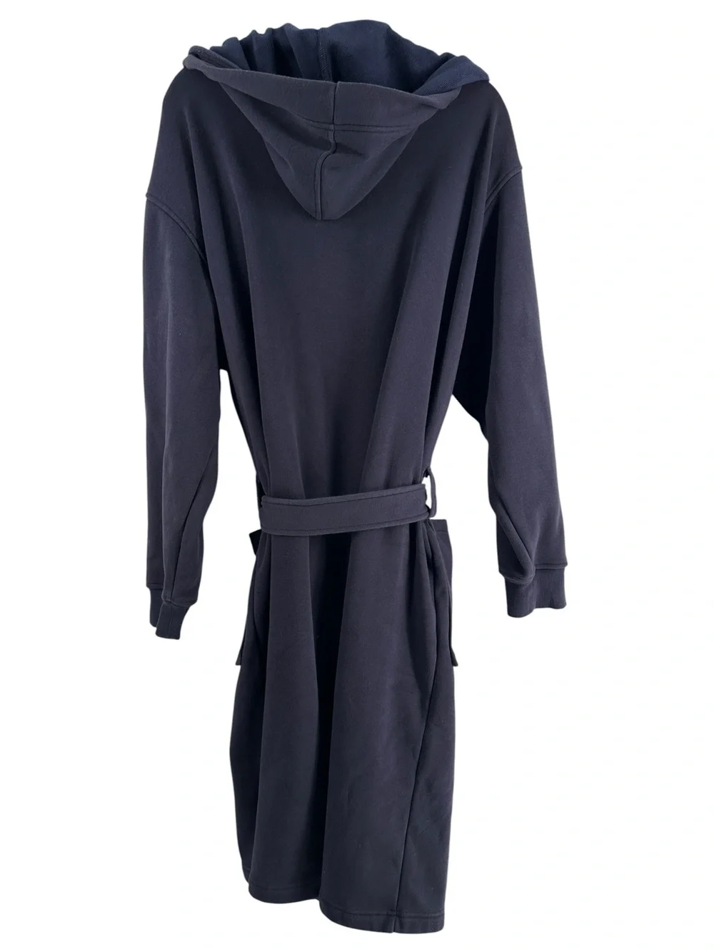 UGG Leeland robe hooded bath robe lounge pajamas navy blue sz m/l